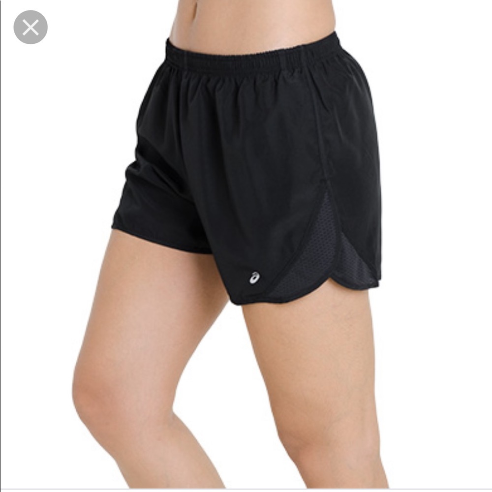 New Asics Black Shorts
